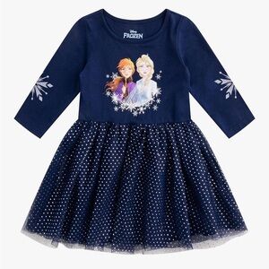 Disney Frozen Elsa and Anna Girls Tutu Dress for Toddler and Little Kids